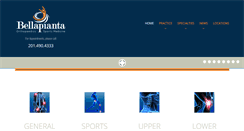 Desktop Screenshot of bellapiantaortho.com