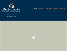 Tablet Screenshot of bellapiantaortho.com